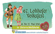 66. Lohhofer Volksfest 2017 vom 18.05.-27.05.2018